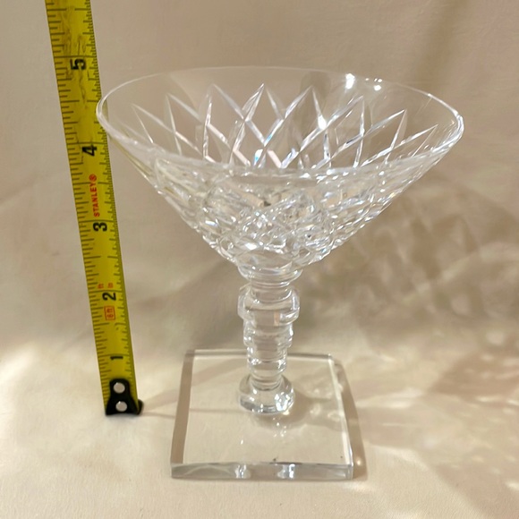 HAWKERS Crystal Stemware Square Base Champagne/Tall Sherbet - W1120 - Picture 2 of 5
